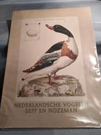 Prenten en boek: Nederlandsche Vogelen door Sepp en Nozemann, Boeken, Ophalen of Verzenden, Gelezen, Vogels, Sepp en Nozemann