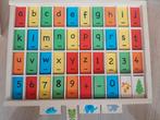 Houten Educatief Speelgoed - Letters & Cijfers, Ophalen, Zo goed als nieuw, Rekenen