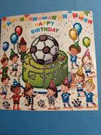 Houdt je kind van voetbal en is hij/zij jarig geef of stuur, Hobby en Vrije tijd, Kaarten | Zelf maken, Ophalen of Verzenden, Zo goed als nieuw