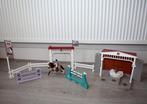 ere-podium hindernissen paard ruiter hekken Schleich, Ophalen of Verzenden, Zo goed als nieuw, Poppenhuis