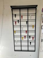 Pilastro notenbalk kapstok, Huis en Inrichting, Woonaccessoires | Kapstokken, Ophalen, Metaal, Wandkapstok, 100 tot 150 cm