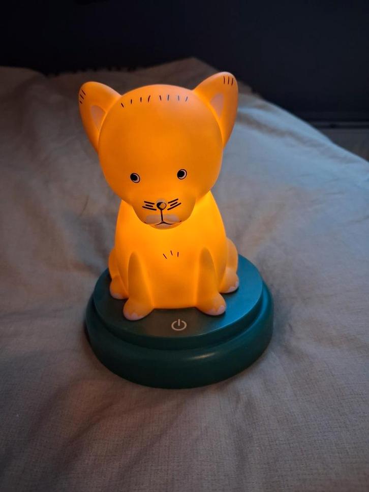 Leuke Nachtlampje(s) Draakje de witte en een Poes de oranje, Kinderen en Baby's, Kinderkamer | Inrichting en Decoratie, Gebruikt