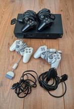 Sony PlayStation 2 Console Black + 4 Controllers + 8GB Card, Spelcomputers en Games, Spelcomputers | Sony PlayStation 2, Verzenden