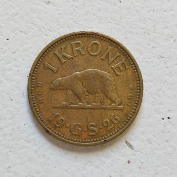 Groenland 1 krone 1926 beschikbaar voor biedingen