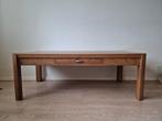 eiken salontafel, Huis en Inrichting, Tafels | Salontafels, Ophalen, Gebruikt, 100 tot 150 cm, 50 tot 100 cm