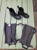 Jodhpurs en chaps maat 33, Dieren en Toebehoren, Paardrijkleding, Ophalen, Kinderen, Overige soorten, Zo goed als nieuw