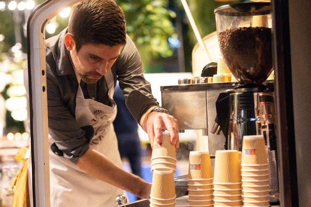 Koffie tuk tuk barista op locatie feest bruiloft event bio, Ophalen of Verzenden, Nieuw