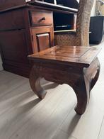 Koloniaal Opium Bijzettafel Hout, Ophalen, Minder dan 45 cm, Minder dan 55 cm, Gebruikt