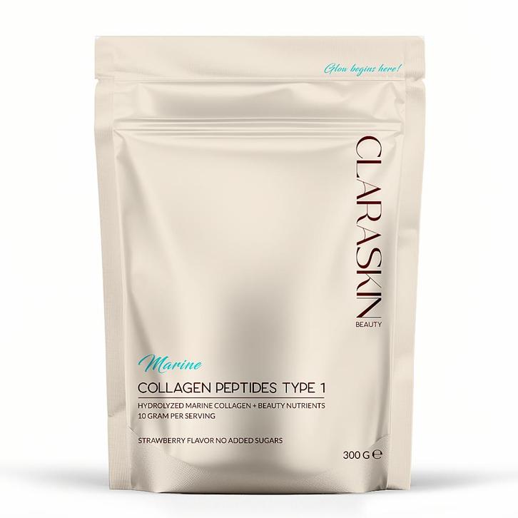 CLARASKIN COLLAGEEN BEAUTY FORMULE PARTIJ 240G, Sieraden, Tassen en Uiterlijk, Uiterlijk | Gezichtsverzorging, Nieuw, Gehele gezicht