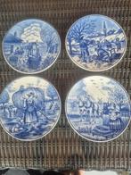 4 Royal Delft Blauwe Bordjes, Ophalen