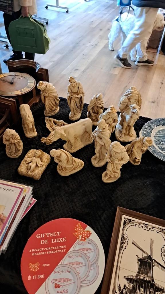 Kerstgroep 14-delig, ZGAN.Waarde 500 euro., Antiek en Kunst, Antiek | Religie, Ophalen of Verzenden