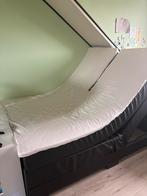 Elektrische boxspring 140x200 zgan!, Huis en Inrichting, Slaapkamer | Boxsprings, Ophalen, Zwart, Tweepersoons, 140 cm