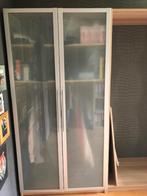 Ikea Pax-kastdeuren aluminium met frosted glass, 50 tot 100 cm, Glas, 150 tot 200 cm, Zo goed als nieuw