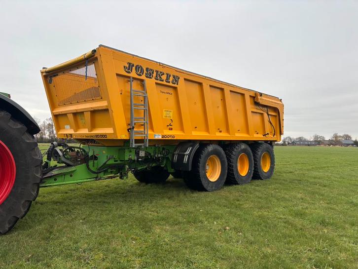 Joskin trans-space 2000 kieper 3 asser, Zakelijke goederen, Agrarisch | Werktuigen, Akkerbouw, Bollenteelt, Boomteelt, Fruitteelt