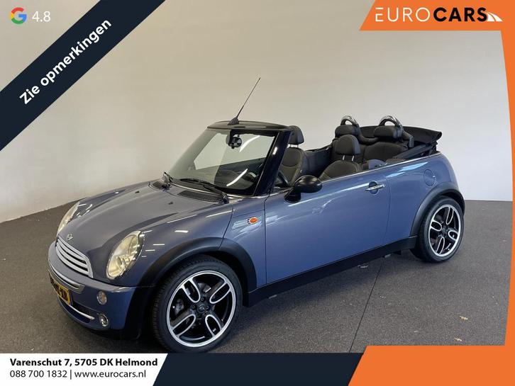 Mini Cooper 1.6 Cooper Chili Cabrio Lees opmerkingen Leder P, Auto's, Mini, Bedrijf, Te koop, Cabrio, ABS, Airbags, Airconditioning