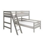 Flexa hoogslaper + stapelbed onderstellen, Ophalen, Gebruikt, 90 cm, Eenpersoons