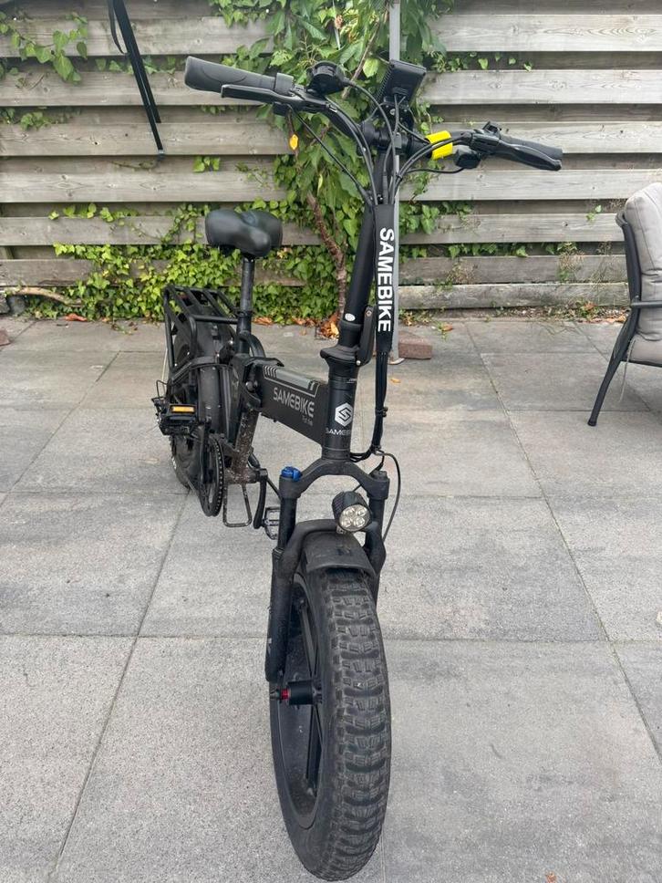 Gebruikte Samebike inklapbare elektrische fiets, Fietsen en Brommers, Elektrische fietsen, Zo goed als nieuw, Overige merken, Minder dan 47 cm