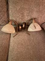 2 schemerlampjes wandlampjes mat frosted glas, Ophalen, Zo goed als nieuw, Glas