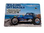 Tamiya Boxart metalen bord 20x30cm Wild One Blockhead nieuw
