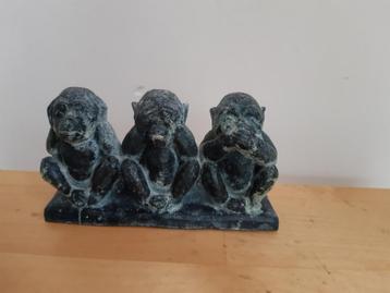 Beeldje Aapjes Horen, Zien en Zwijgen beschikbaar voor biedingen