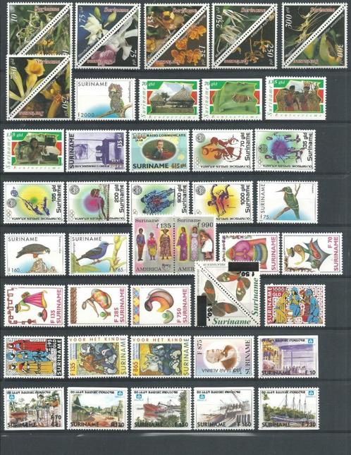 Suriname 1996, complete jaargang, Postfris., Postzegels en Munten, Postzegels | Suriname, Postfris, Verzenden