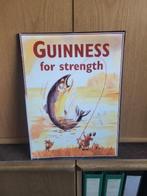 GUINNESS BEER-112- "GUINNESS  FOR  STRENGTH"., Ophalen, Zo goed als nieuw, Reclamebord, Plaat of Schild, Overige merken