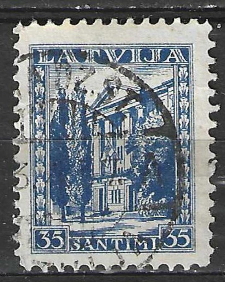 Letland 1934 - Yvert 205 - Nieuwe grondwet   (ST), Postzegels en Munten, Postzegels | Europa | Overig, Gestempeld, Overige landen
