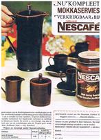 Nescafé - Mokkaservies advertentie - uit Tijdschrift 1964, Ophalen of Verzenden, Gebruikt