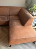 Hoekbank Cognac TEAB, Huis en Inrichting, Banken | Bankstellen, Ophalen, Overige materialen, 250 tot 300 cm, Gebruikt