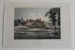 WOERDEN KASTEEL KERK STRAFGEVANGENIS Staalgravure Terwen GS5, Antiek en Kunst, Verzenden