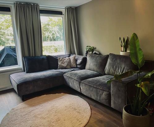 Hoekbank, Huis en Inrichting, Banken | Bankstellen, Zo goed als nieuw, Hoekbank, Vierpersoons of meer, 250 tot 300 cm, 125 tot 150 cm