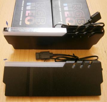 RGB RAM Heat Spreader / Heat Sink 10 euro per stuk beschikbaar voor biedingen