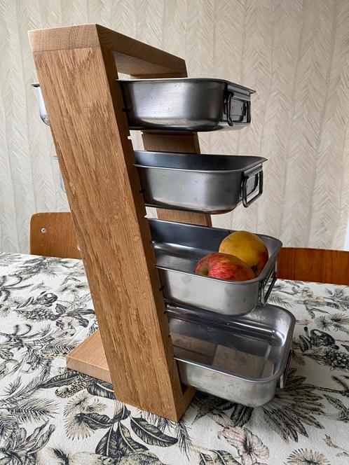 Etagère fruitmand bakblikken, Huis en Inrichting, Woonaccessoires | Etagères, Gebruikt, Ophalen of Verzenden