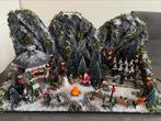 Kerstdorp met leger des Heils koor, muziek en verlichting, Ophalen, Nieuw