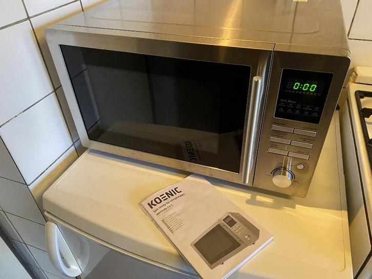 Combimagnetron KOENIC type KMWC 2524 DS, Witgoed en Apparatuur, Magnetrons, Zo goed als nieuw, Vrijstaand, Combimagnetron, 45 tot 60 cm