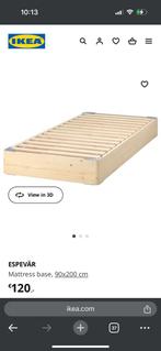 Ikea bed frame and mattress, Huis en Inrichting, Slaapkamer | Matrassen en Bedbodems, 90 cm, Zo goed als nieuw, Ophalen, 200 cm