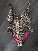 PANTER/tijger print badpak roze binnenvoering maat 38/40, Kleding | Dames, Badmode en Zwemkleding, Verzenden, Zo goed als nieuw