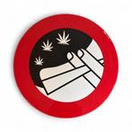 Officieel Wietverbod Bord Amsterdam - Cannabis verbodbord, Ophalen of Verzenden, Gebruikt