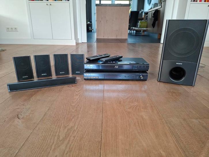 Sony 5.1 Home Cinema Set met Blu-ray Speler, Audio, Tv en Foto, Home Cinema-sets, Zo goed als nieuw, Blu-ray-speler, 5.1-systeem