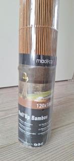 Roll'up rolgordijn bamboe 120x180cm., Huis en Inrichting, Stoffering | Gordijnen en Lamellen, Ophalen, 100 tot 150 cm, Bruin, Nieuw