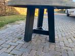Eiken tafelpoot zwart te koop, Huis en Inrichting, Ophalen, Zo goed als nieuw, Rond, 50 tot 100 cm