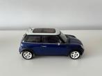 Kyosho Mini Cooper Bleu 08551BL, Hobby en Vrije tijd, Modelauto's | 1:18, Ophalen of Verzenden, Zo goed als nieuw, Auto, Kyosho