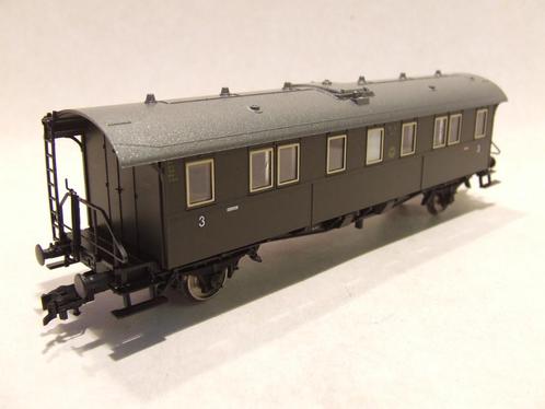 PIKO 53143 DRG personenwagen, 2 assig, 3e klas, nieuw in OVP, Hobby en Vrije tijd, Modeltreinen | H0, Nieuw, Wagon, Gelijkstroom of Wisselstroom