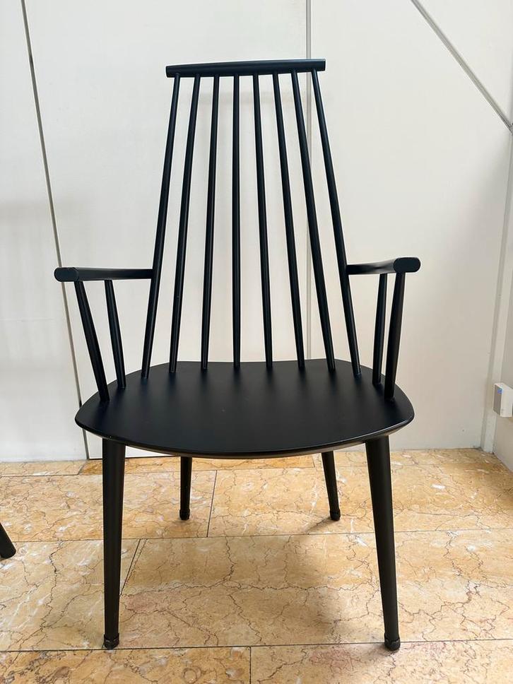 HAY J110 Zwarte Stoel, Huis en Inrichting, Stoelen, Gebruikt, Eén, Hout, Zwart, Ophalen