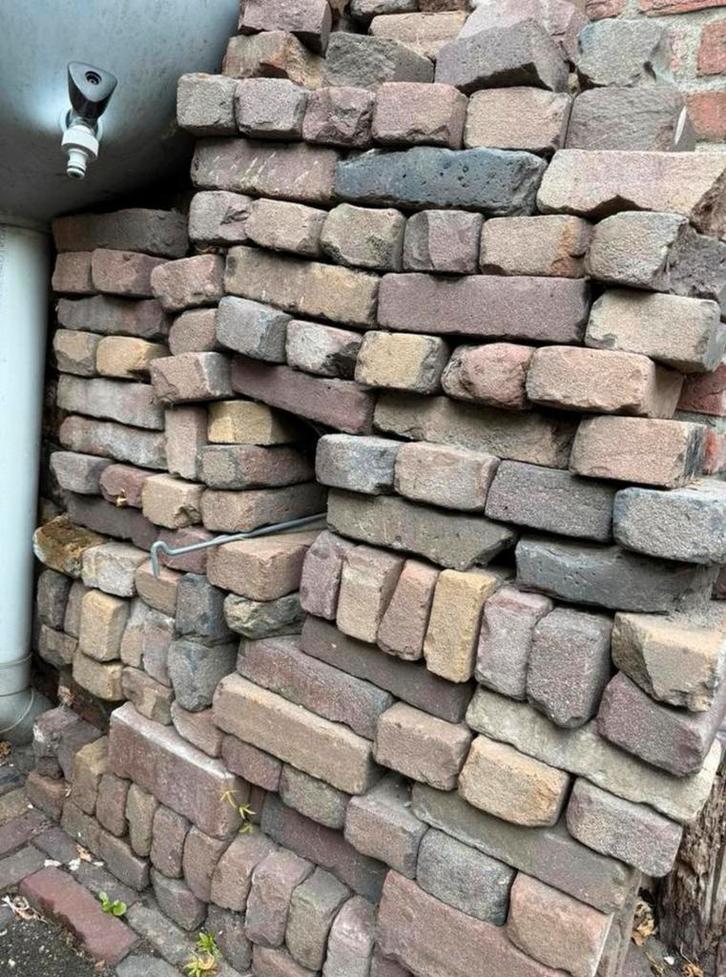 Oude Waaltjes - 1m² Restpartij, Tuin en Terras, Tegels en Klinkers, Gebruikt, Klinkers, Beton, Minder dan 5 m², Ophalen of Verzenden