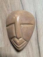 Marmeren gezicht sculptuur beeldje Kenia - Kenya Afrika, Ophalen of Verzenden, Zo goed als nieuw