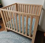 Box baby hout naturel, Kinderen en Baby's, Boxen, Ophalen, Zo goed als nieuw, Rechthoekig, In hoogte verstelbaar