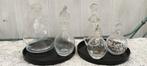 Set van 5 karafjes Glas, Kristal, Draadglas, Antiek en Kunst, Antiek | Glas en Kristal, Ophalen of Verzenden