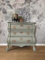 Prachtig Groen & Gouden Landelijke Buikkast, Huis en Inrichting, Kasten | Ladekasten, Ophalen, Gebruikt, T, T