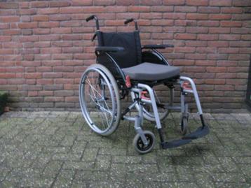 Excel rolstoel 46cm massieve banden druksteunen verstelbaar beschikbaar voor biedingen